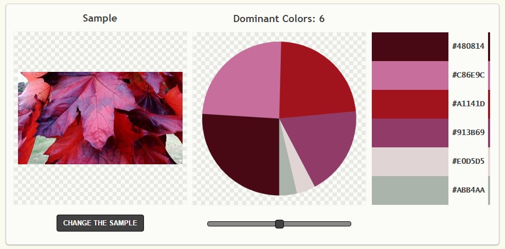 Instant colour palettes - this one from palettegenerator.com