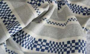 Close up detail of the Monksbelt throw